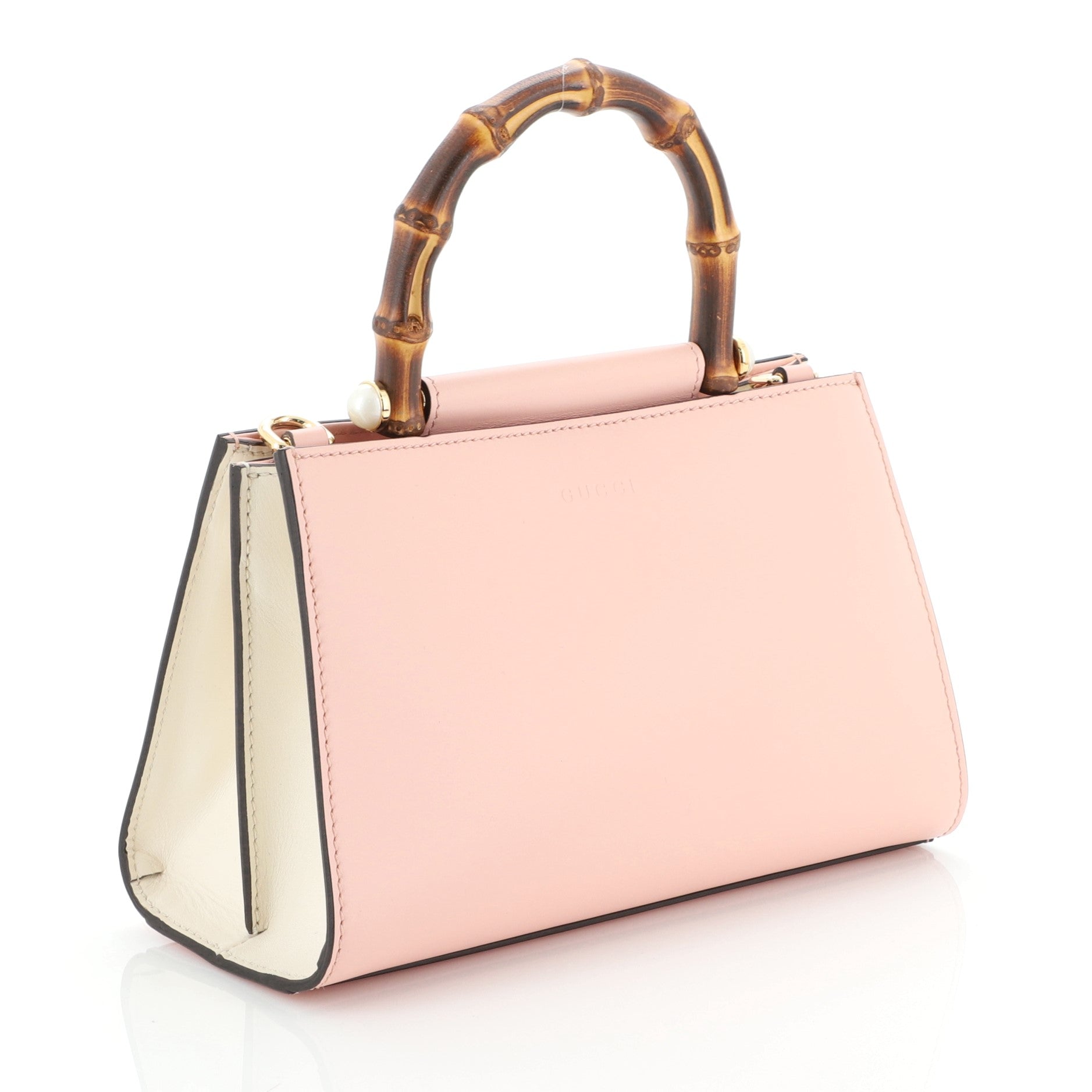 Nymphaea Top Handle Bag Leather Mini