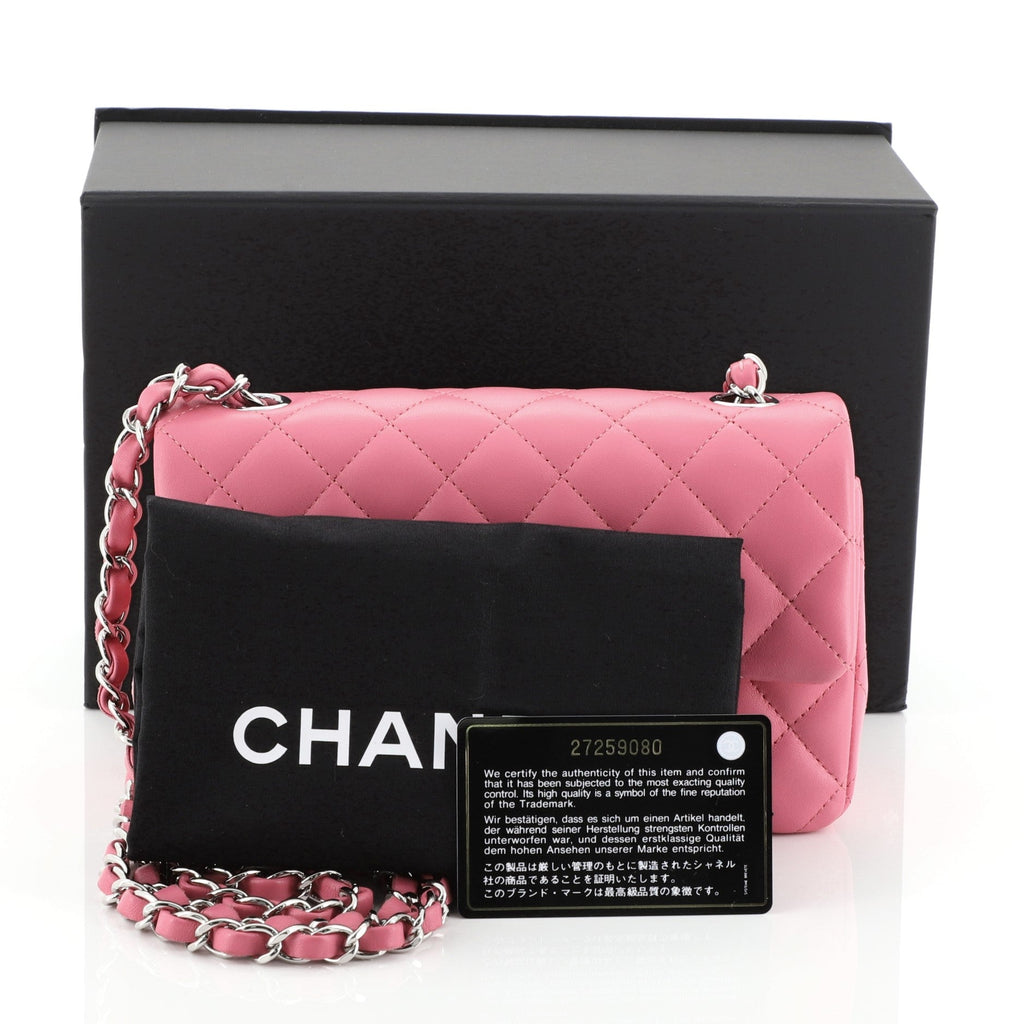 Classic Single Flap Bag Quilted Lambskin Mini