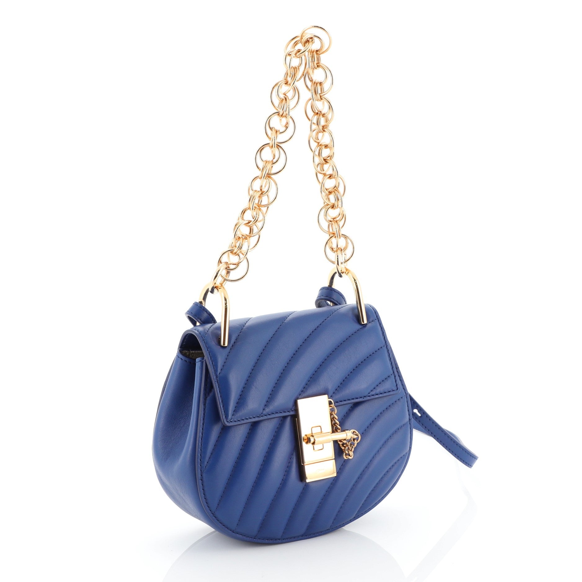 Drew Bijou Crossbody Bag Quilted Leather Mini