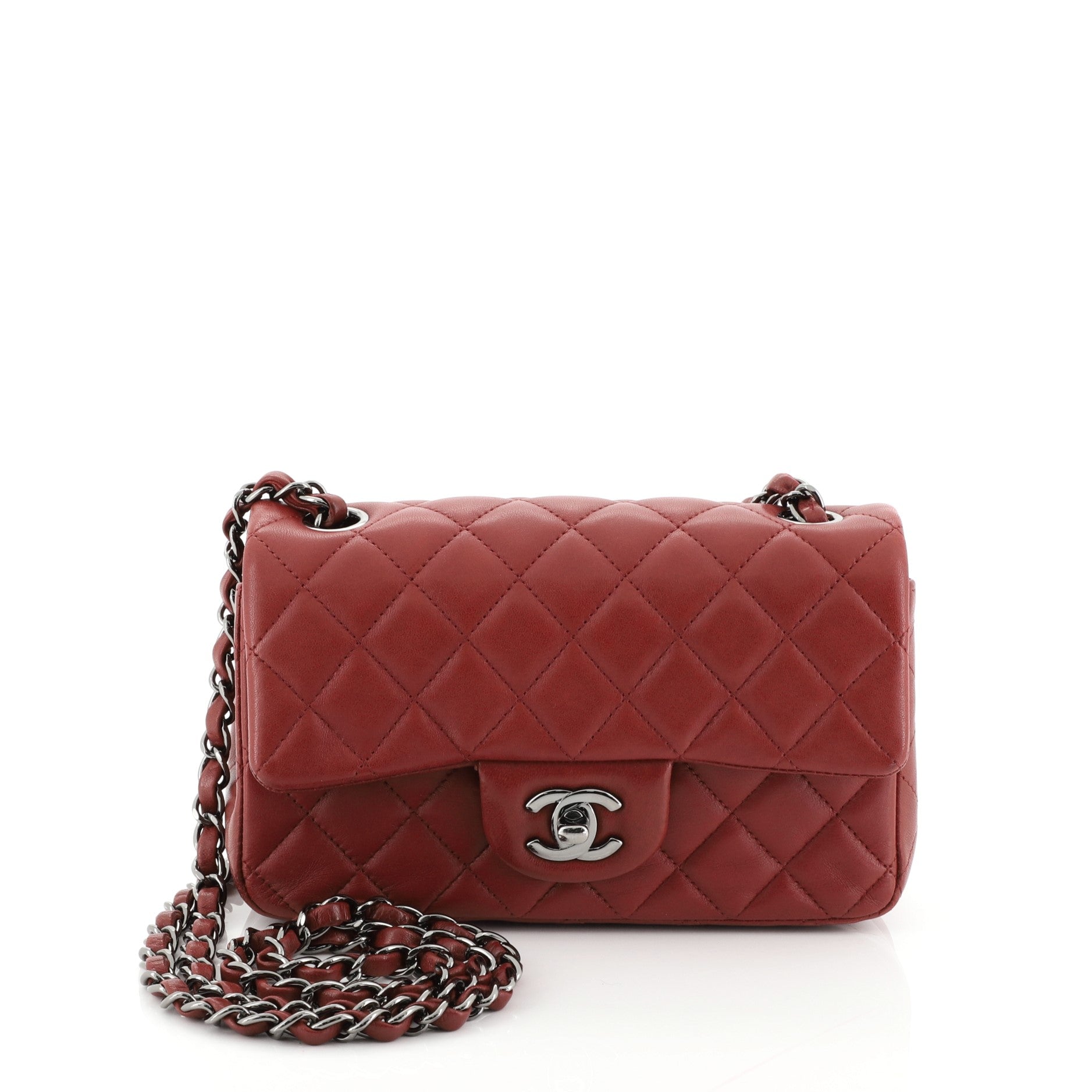 Classic Single Flap Bag Quilted Lambskin Mini