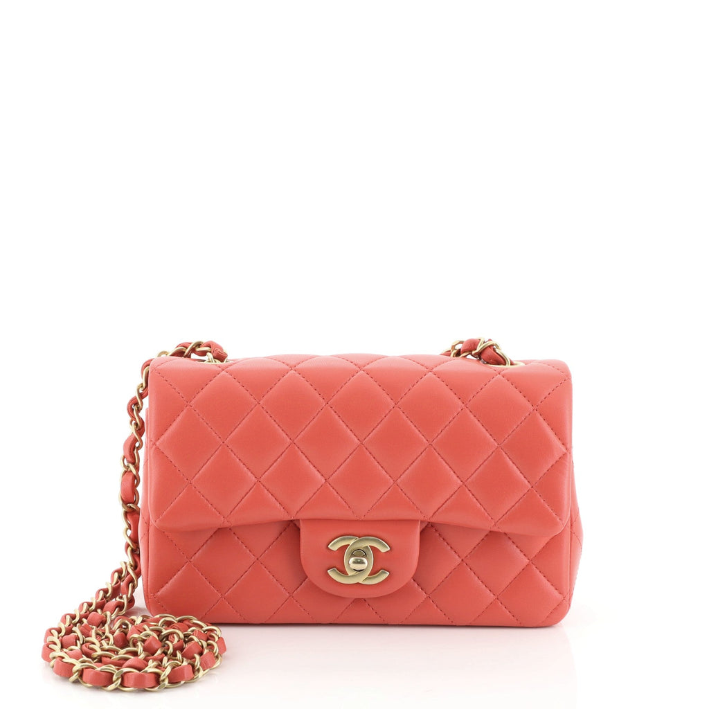 Classic Single Flap Bag Quilted Lambskin Mini