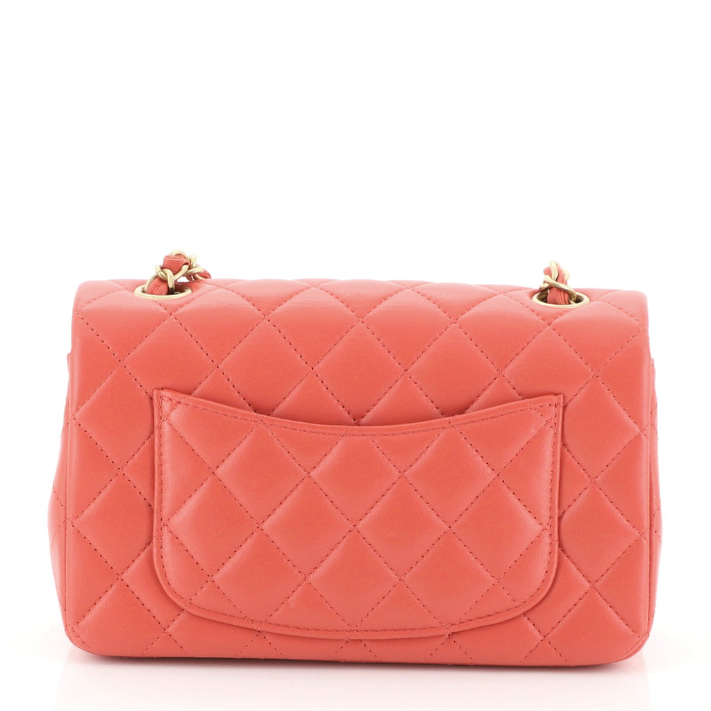 Classic Single Flap Bag Quilted Lambskin Mini