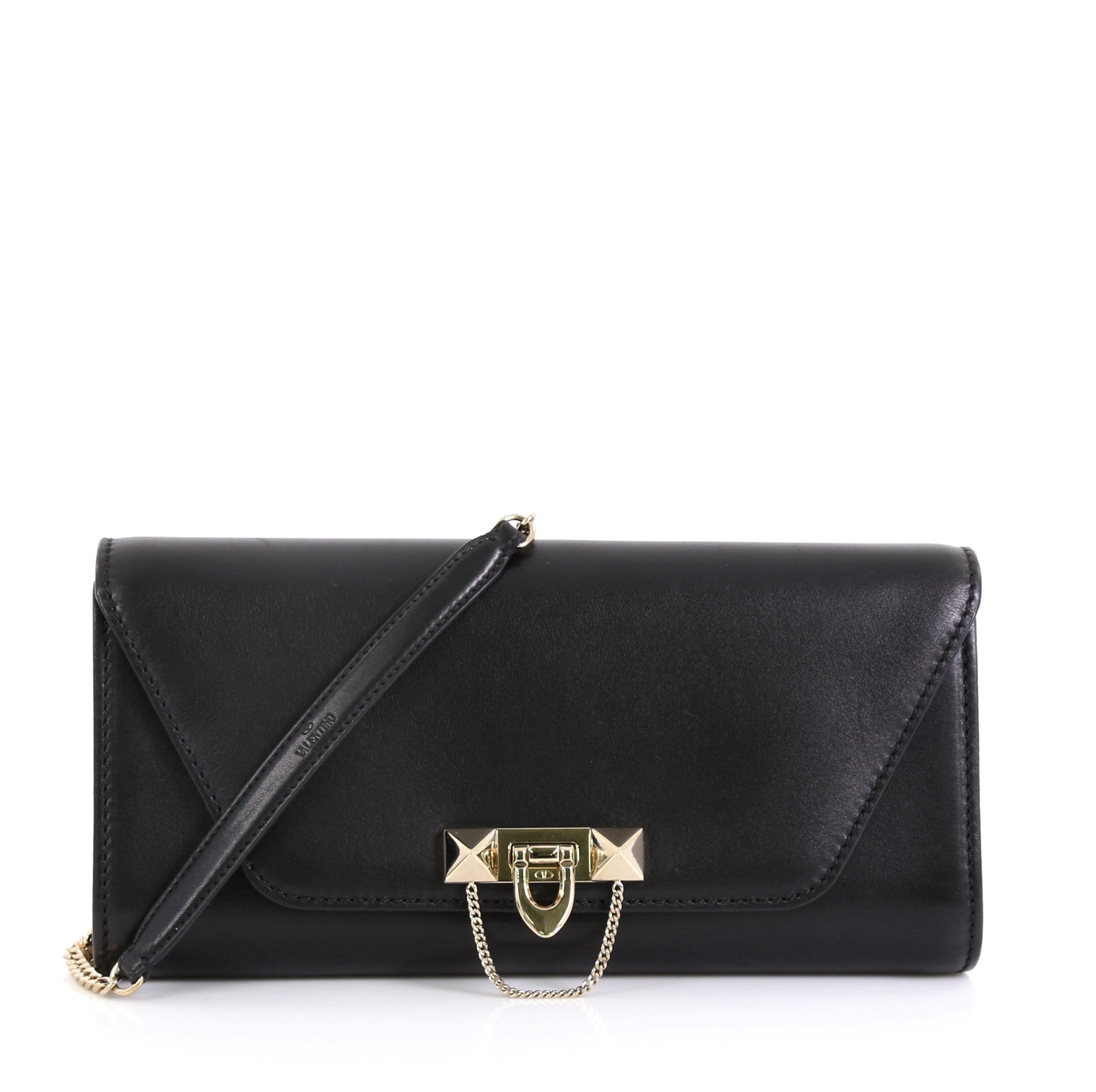 Demilune Clutch Leather