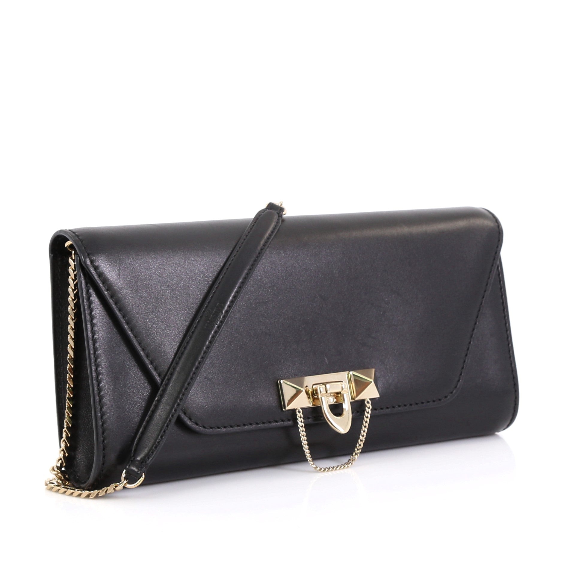 Demilune Clutch Leather