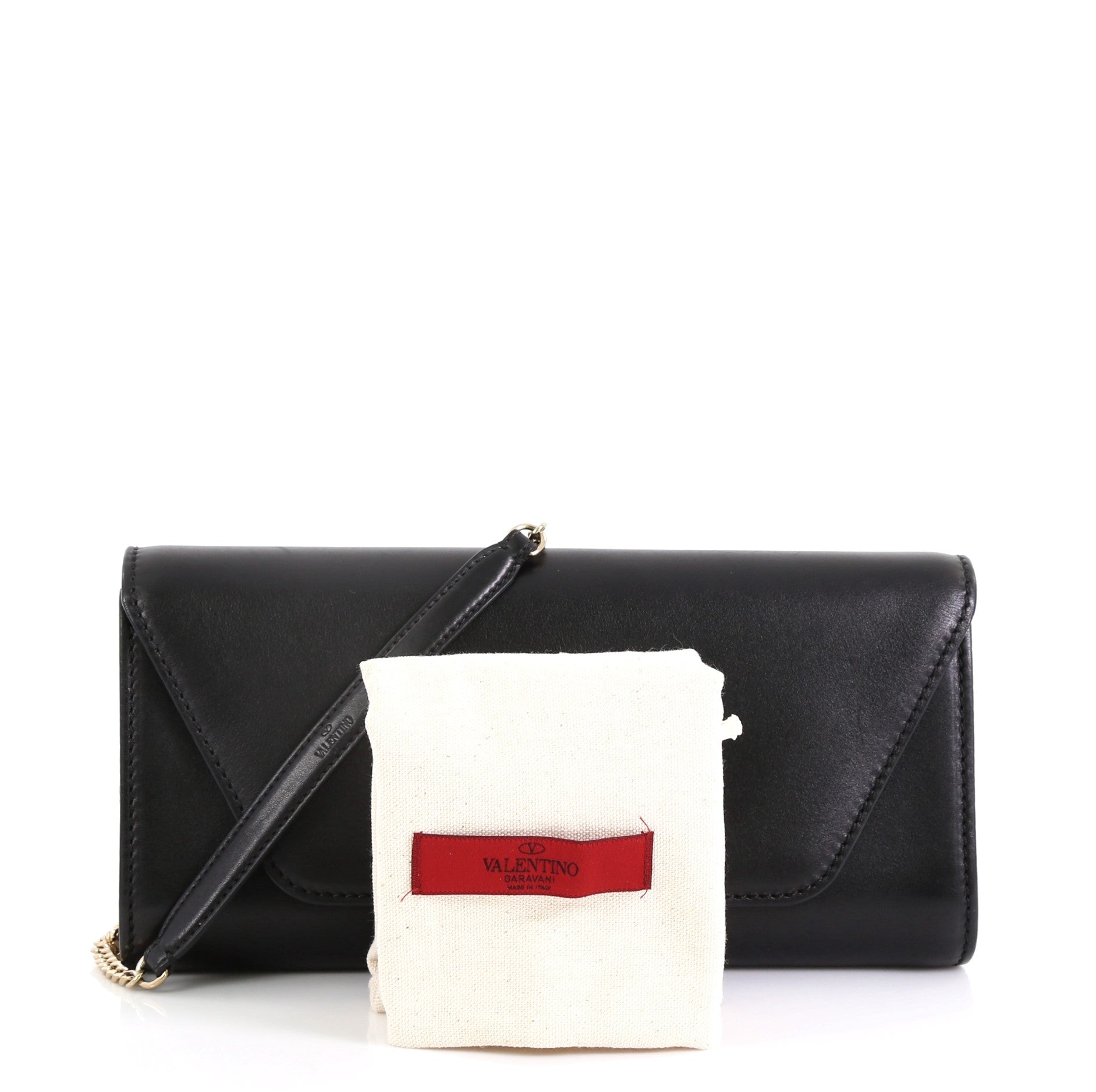 Demilune Clutch Leather