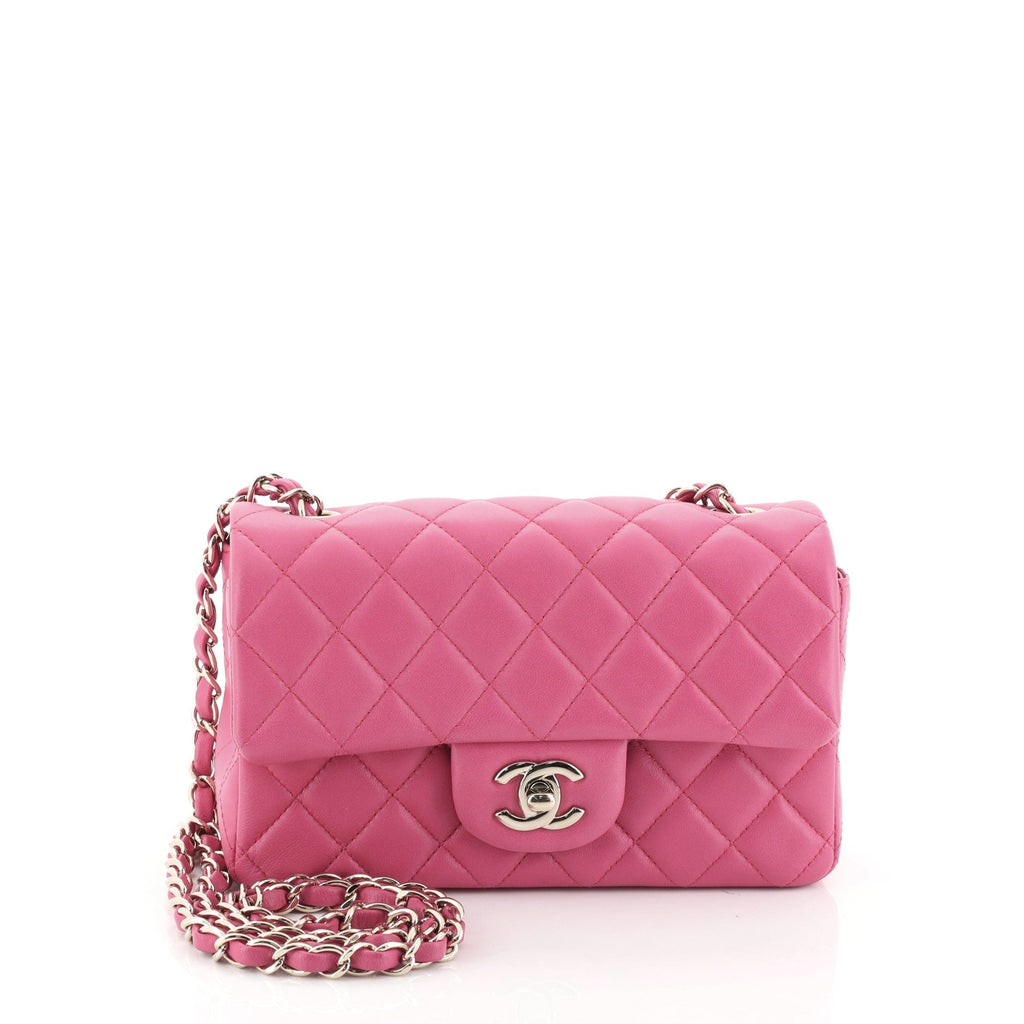 Classic Single Flap Bag Quilted Lambskin Mini