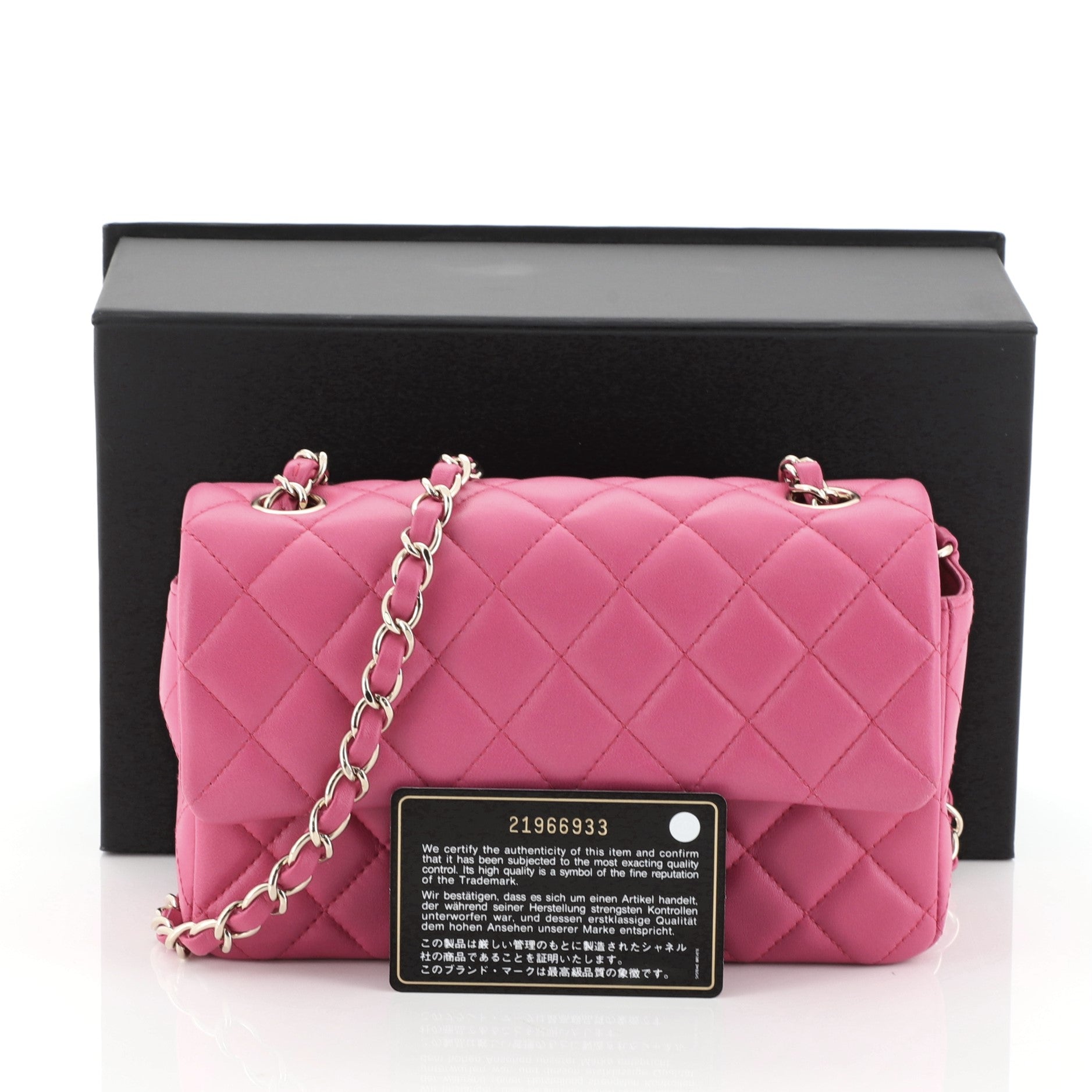 Classic Single Flap Bag Quilted Lambskin Mini
