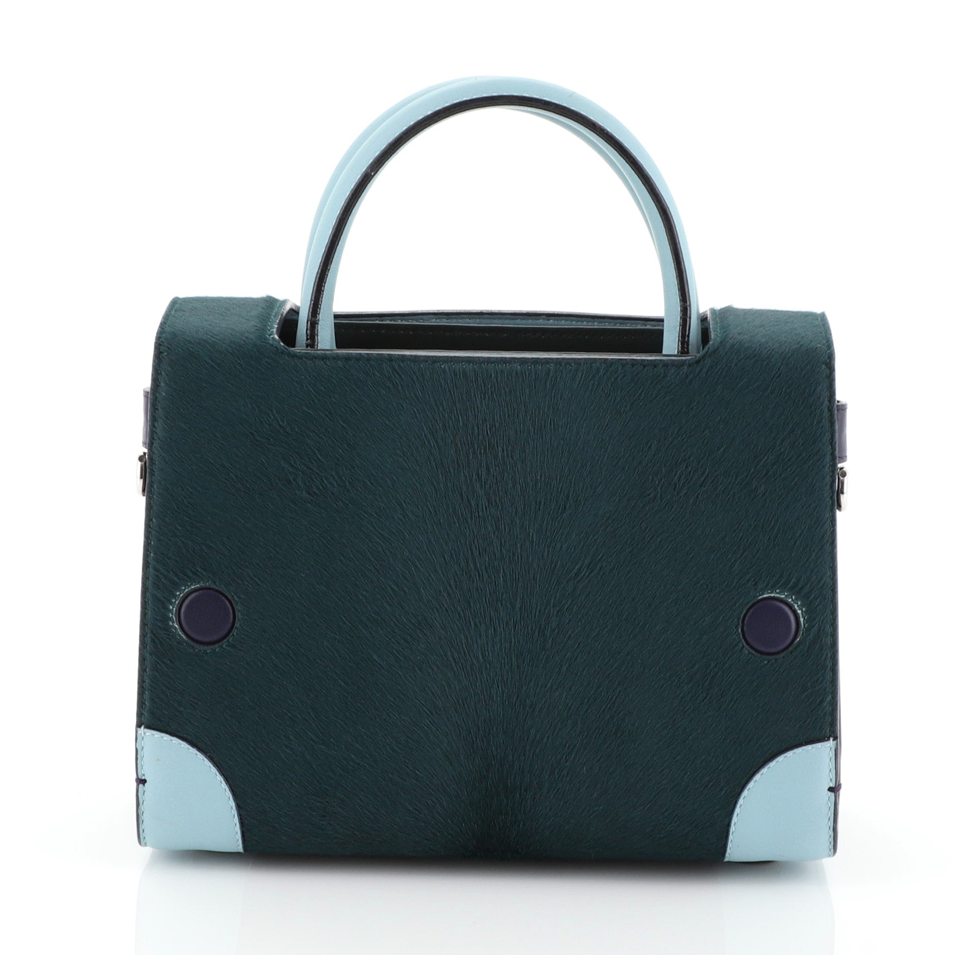Diorever Handbag Calf Hair with Leather Mini