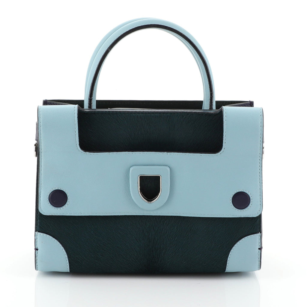 Diorever Handbag Calf Hair with Leather Mini