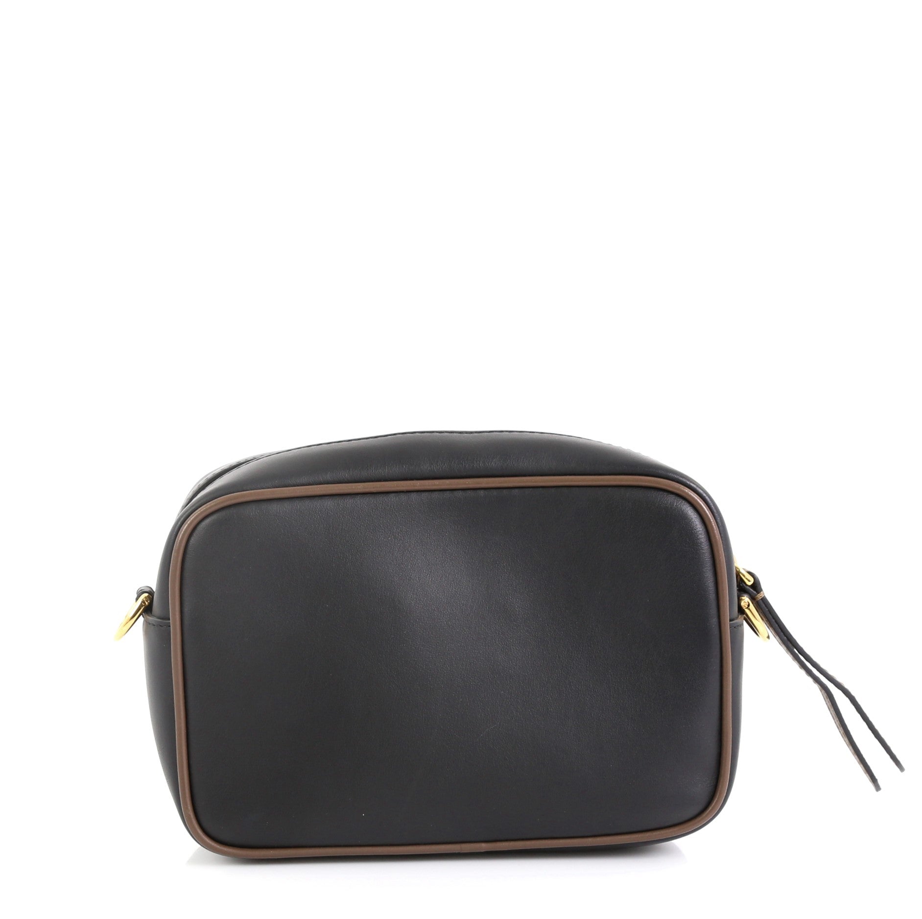 FF Logo Stamp Camera Bag Leather Mini