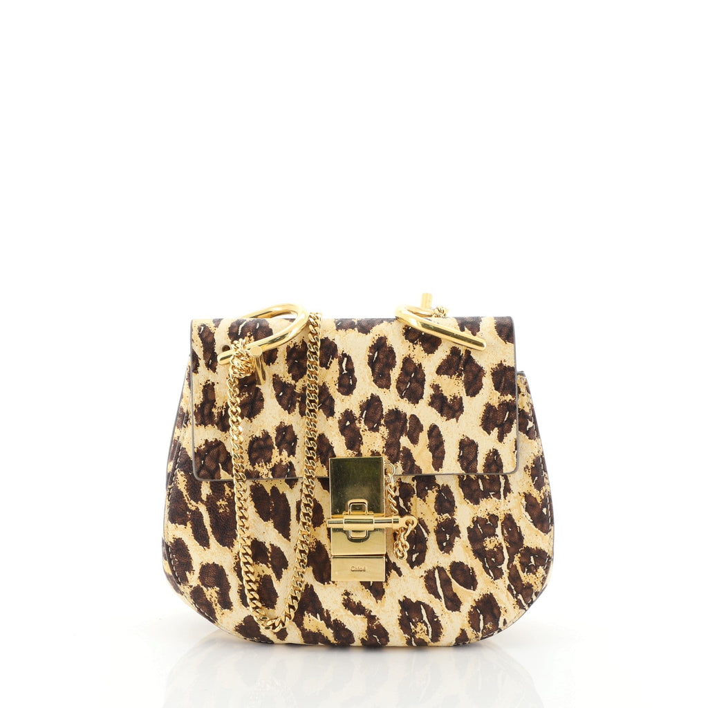 Drew Crossbody Bag Printed Leather Mini