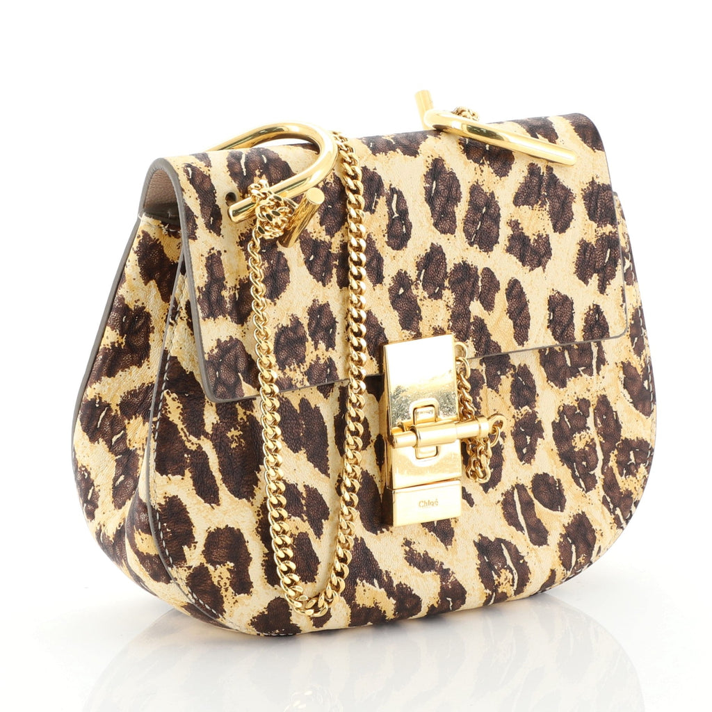 Drew Crossbody Bag Printed Leather Mini
