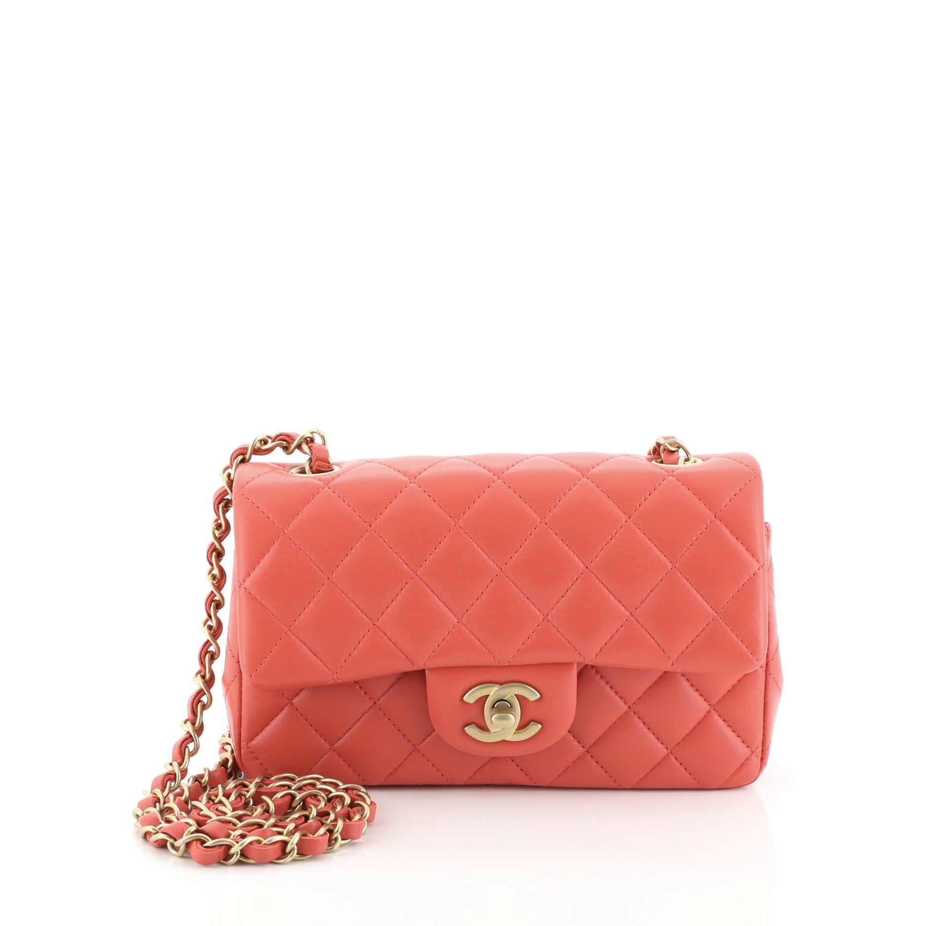 Classic Single Flap Bag Quilted Lambskin Mini