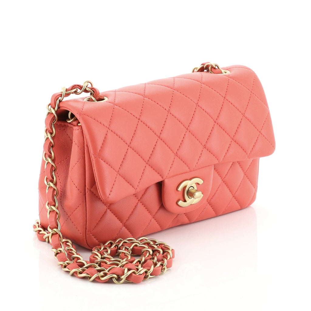 Classic Single Flap Bag Quilted Lambskin Mini