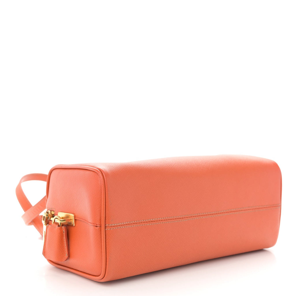 Saffiano Lux Bauletto Papaya