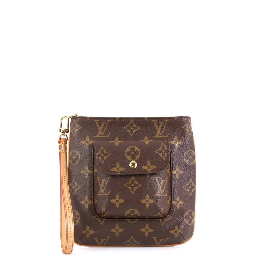 Partition Wristlet Clutch Monogram Canvas