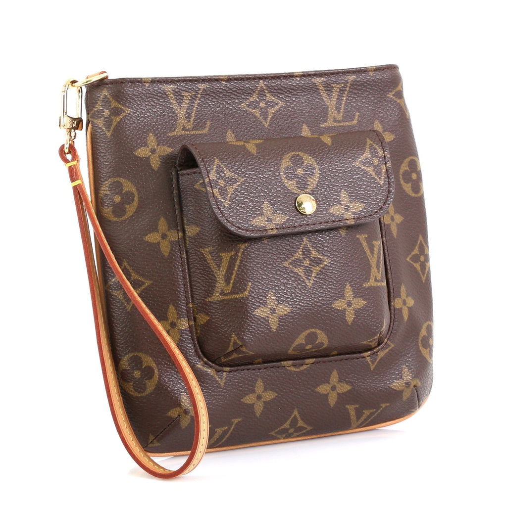 Partition Wristlet Clutch Monogram Canvas
