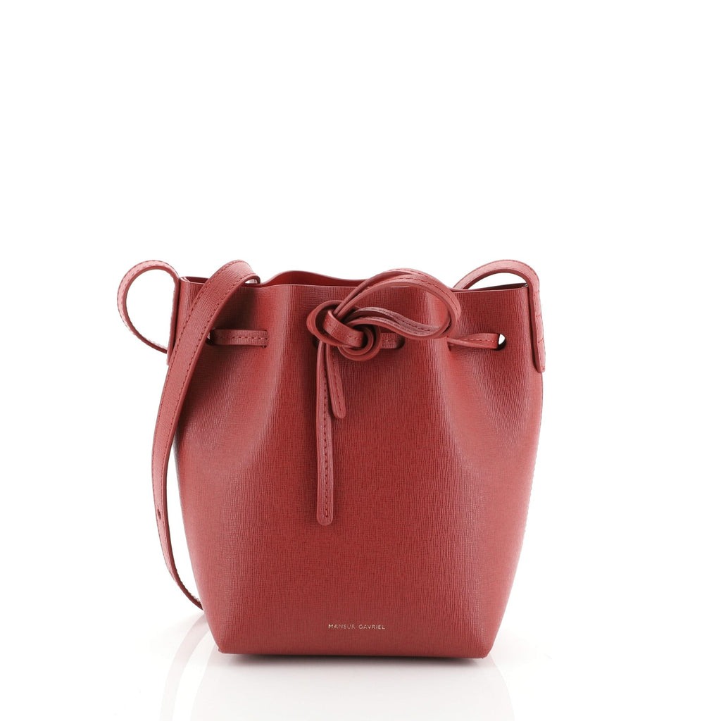 Bucket Bag Leather Mini Mini