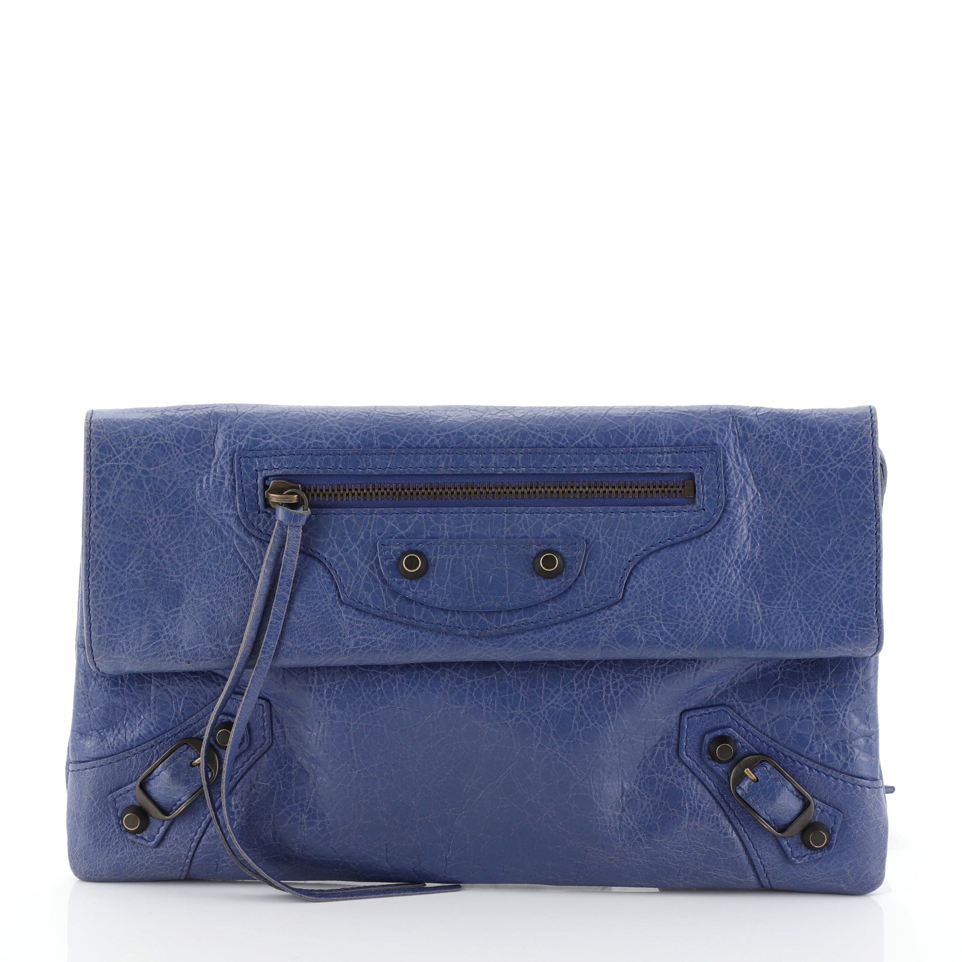 Envelope Clutch Classic Studs Leather