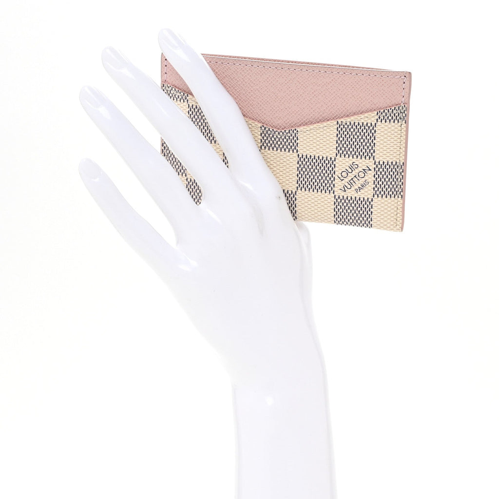 Damier Azur Daily  Holder Rose Ballerine