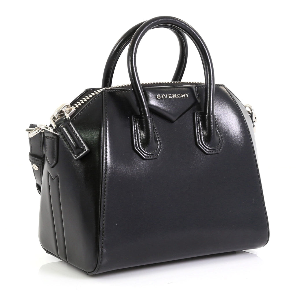 Antigona Bag Glazed Leather Mini