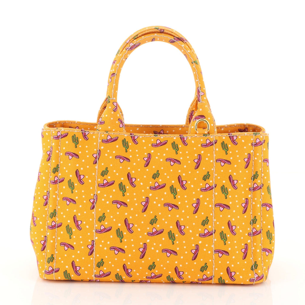 Canapa Convertible Tote Printed Canvas Mini