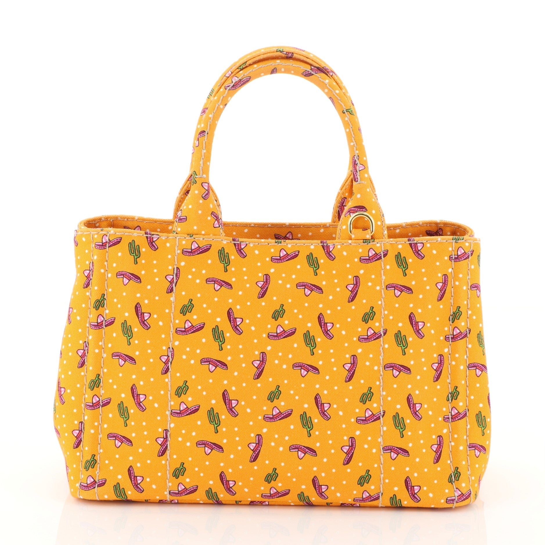 Canapa Convertible Tote Printed Canvas Mini