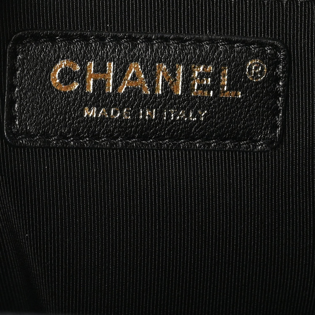 Caviar Quilted Backpack Bag Black