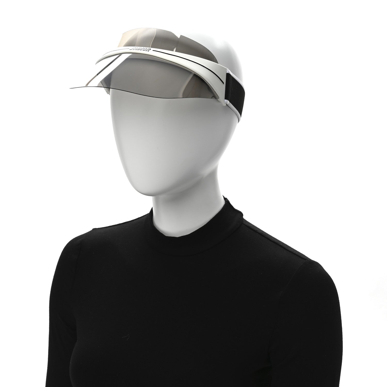 Mirrored DiorClub1 Sun Visor Silver