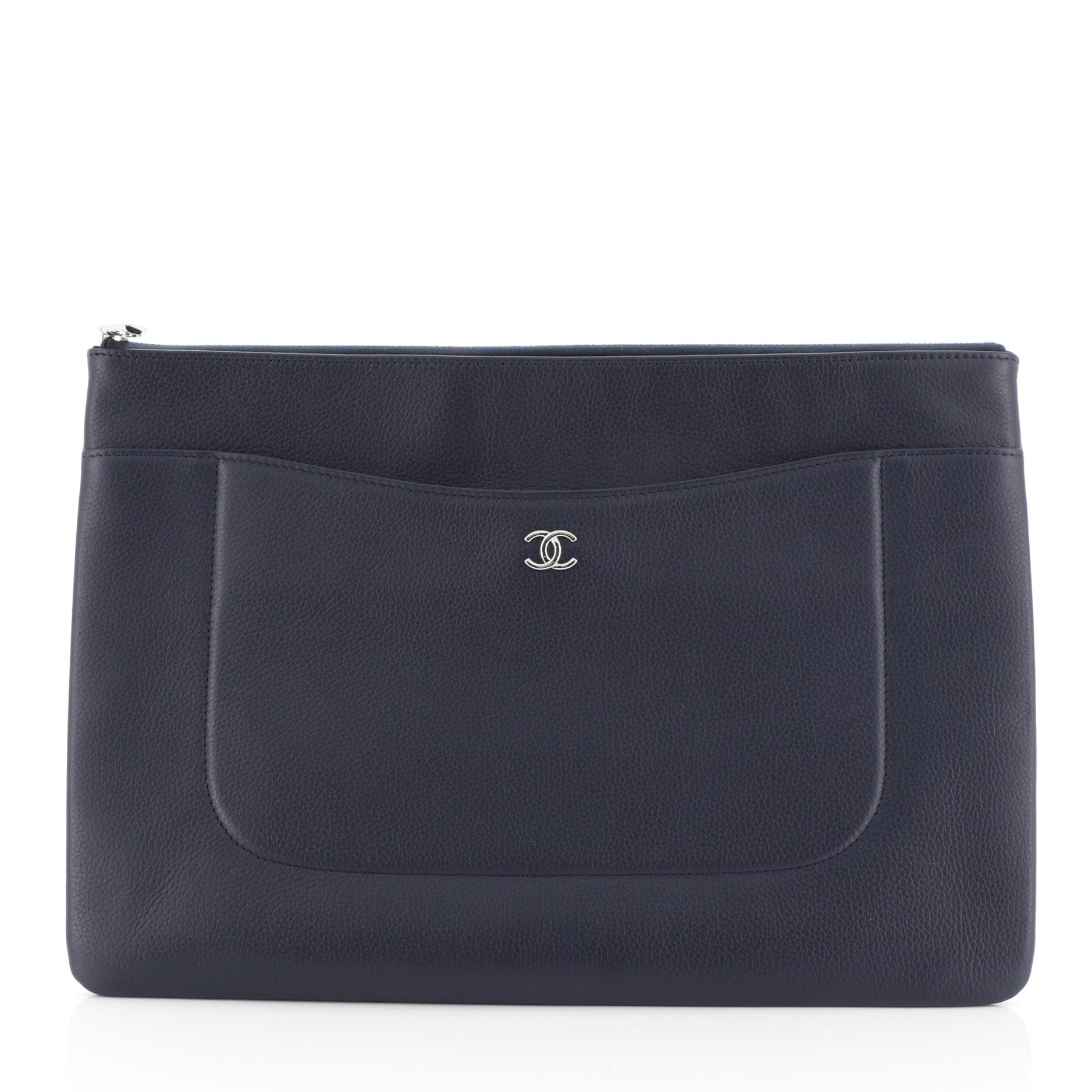 O Case Clutch Quilted Lambskin Large