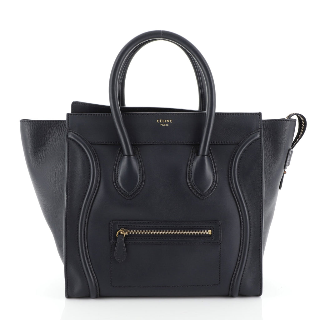 Luggage Handbag Smooth Leather Mini