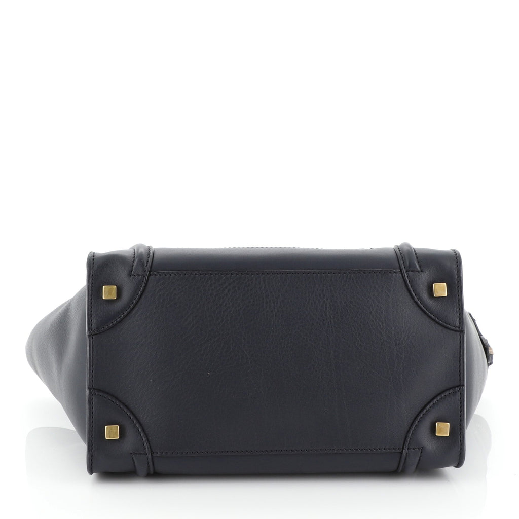 Luggage Handbag Smooth Leather Mini