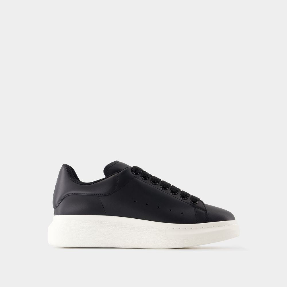 Women's Oversize Sneakers - Alexander McQueen - Leather - Black