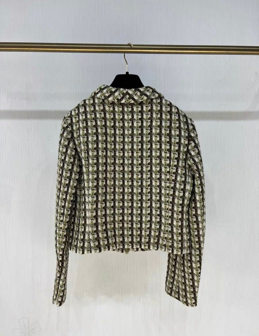 Chanel 23A wool tweed jacked size 36