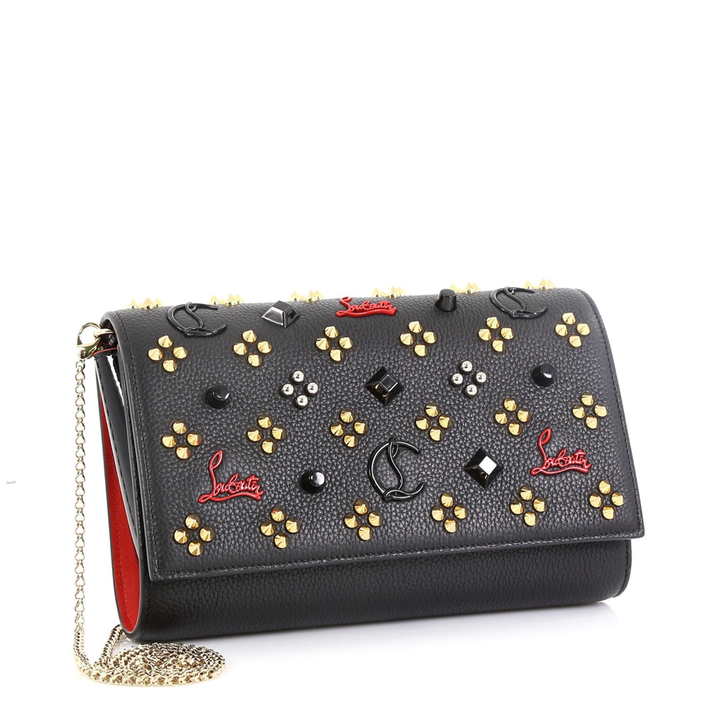 Paloma Clutch Embellished Leather Small
