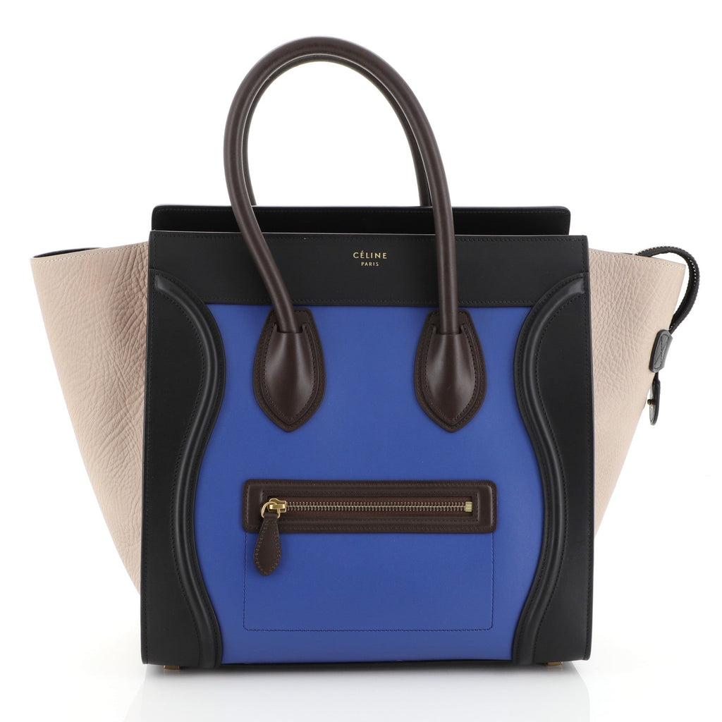 Multicolor Luggage Handbag Leather Mini
