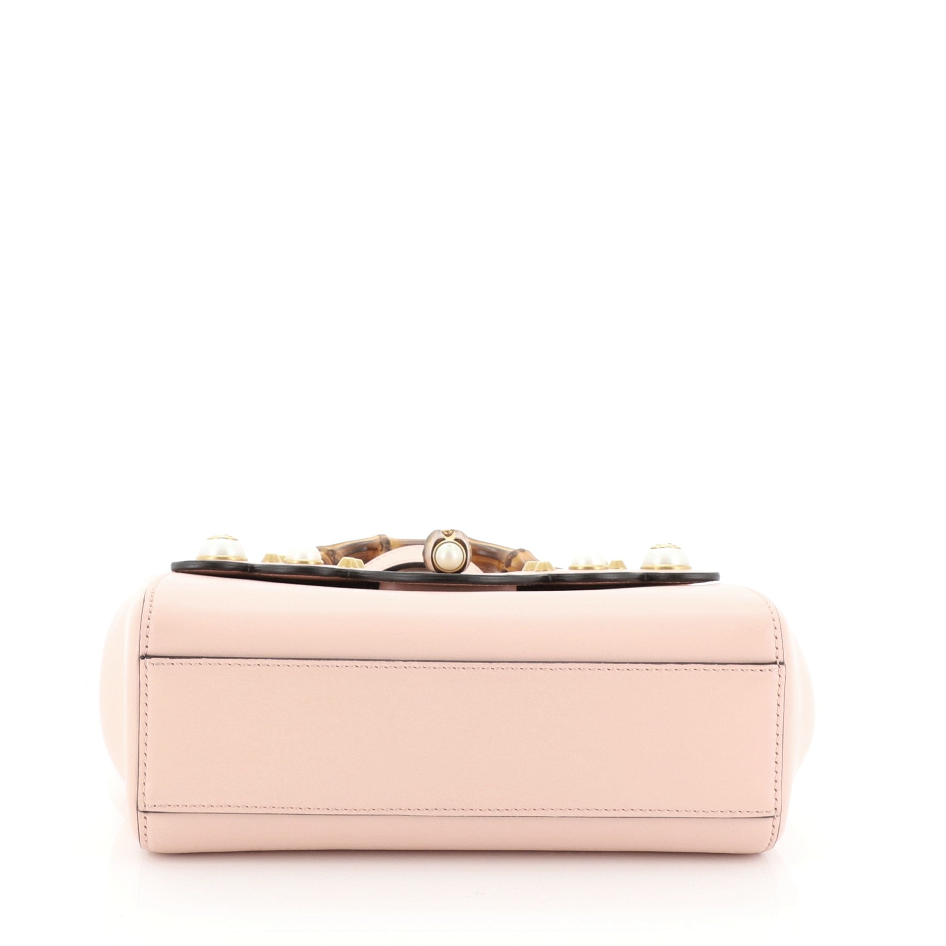 Pearly Peony Satchel Leather Mini