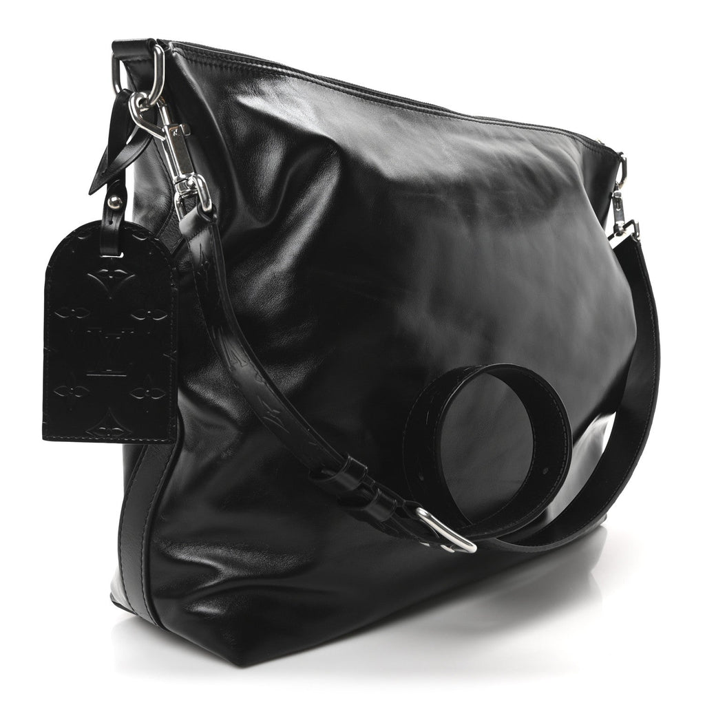 LV Night Calfskin Vagabond Hobo Black