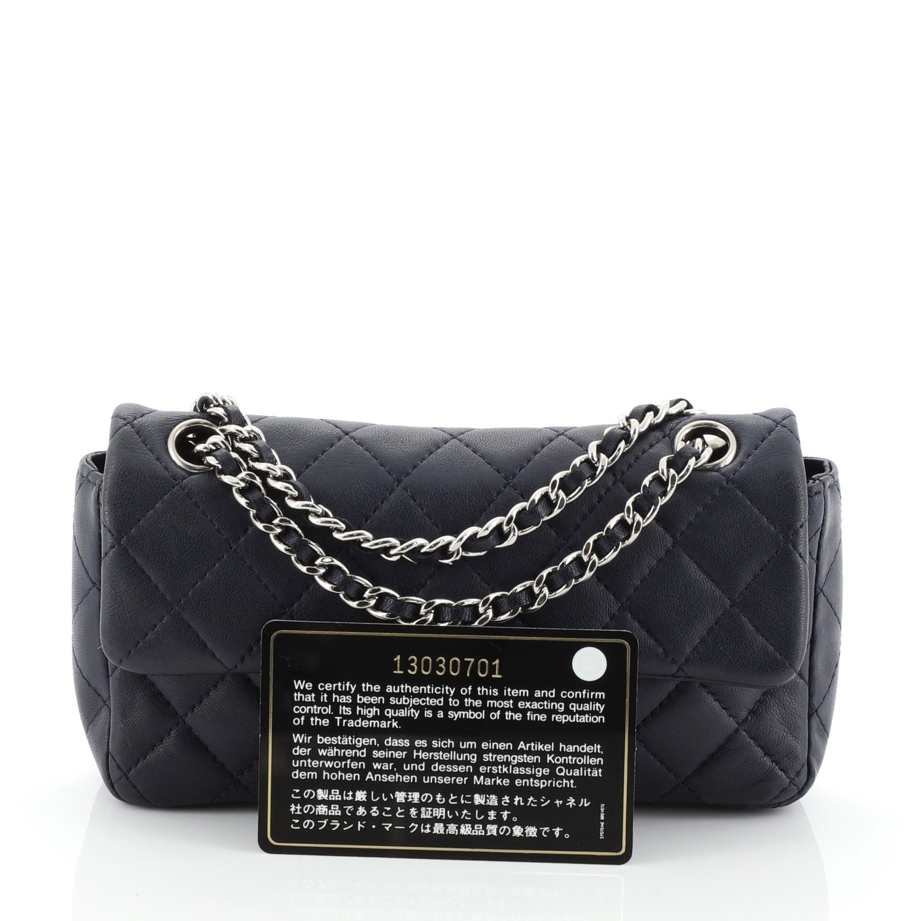 Classic Single Flap Bag Quilted Lambskin Mini
