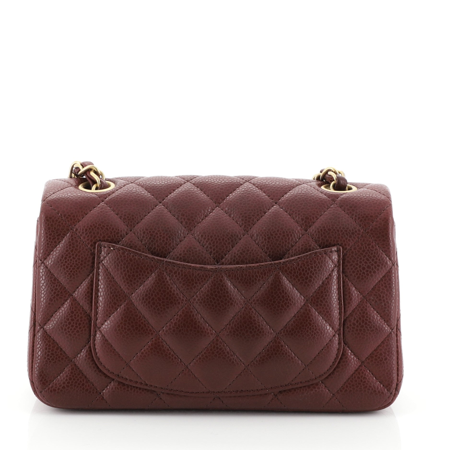 Classic Single Flap Bag Quilted Caviar Mini