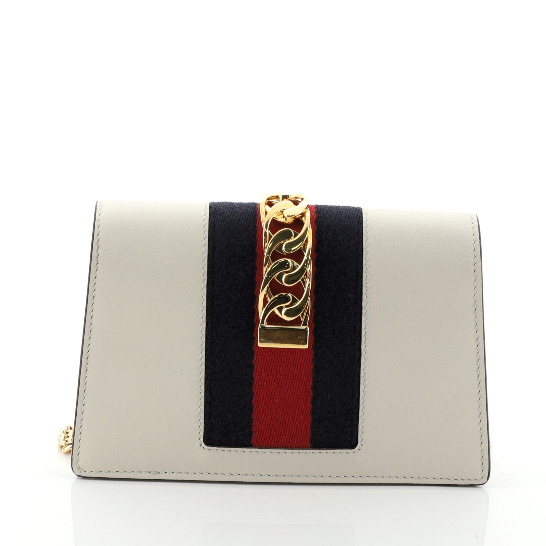 Sylvie Chain Shoulder Bag Leather Super Mini