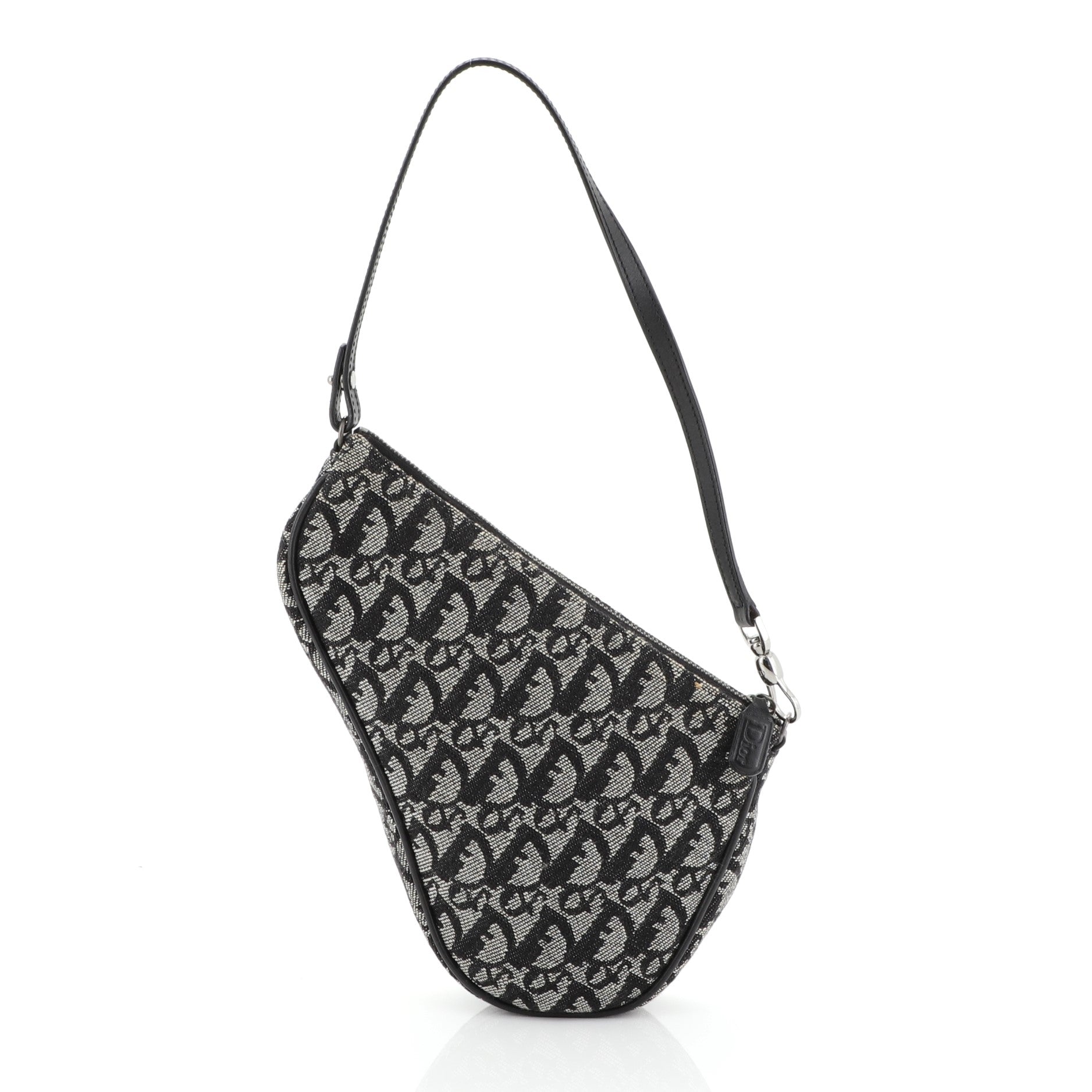 Vintage Saddle Bag Diorissimo Canvas Mini