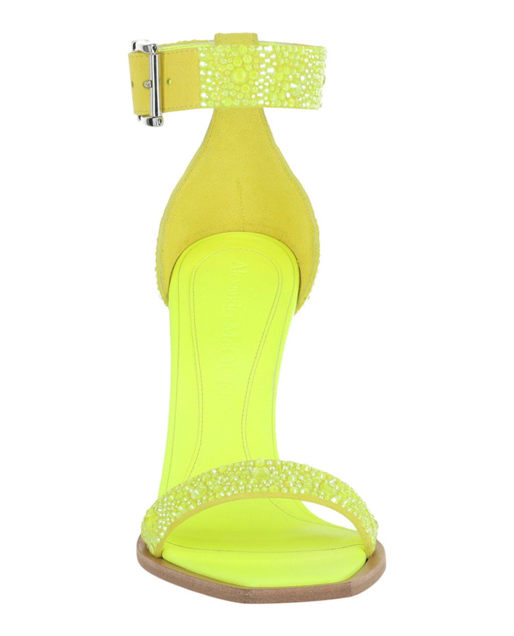 Crystal Embellished Heel Sandals