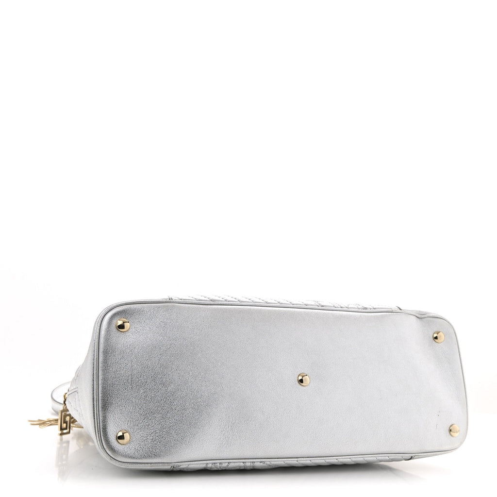 Metallic Quilted Nappa Altea Vanitas Lady Athena Silver