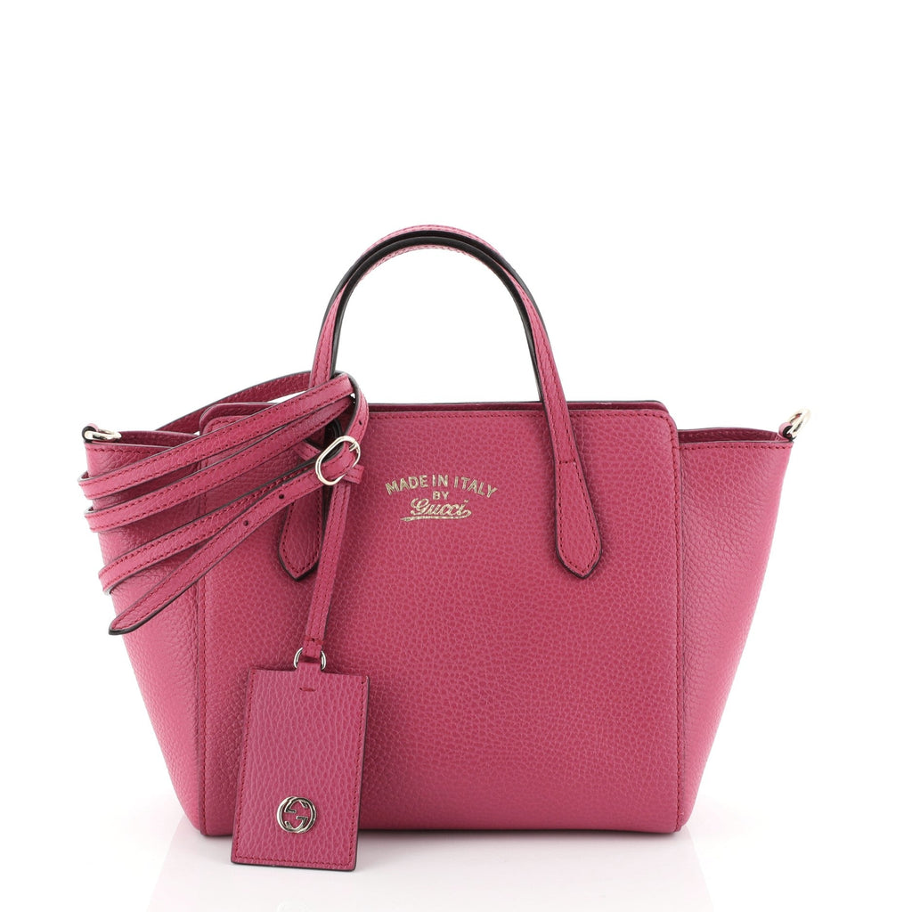 Swing Crossbody Bag Pebbled Leather Mini