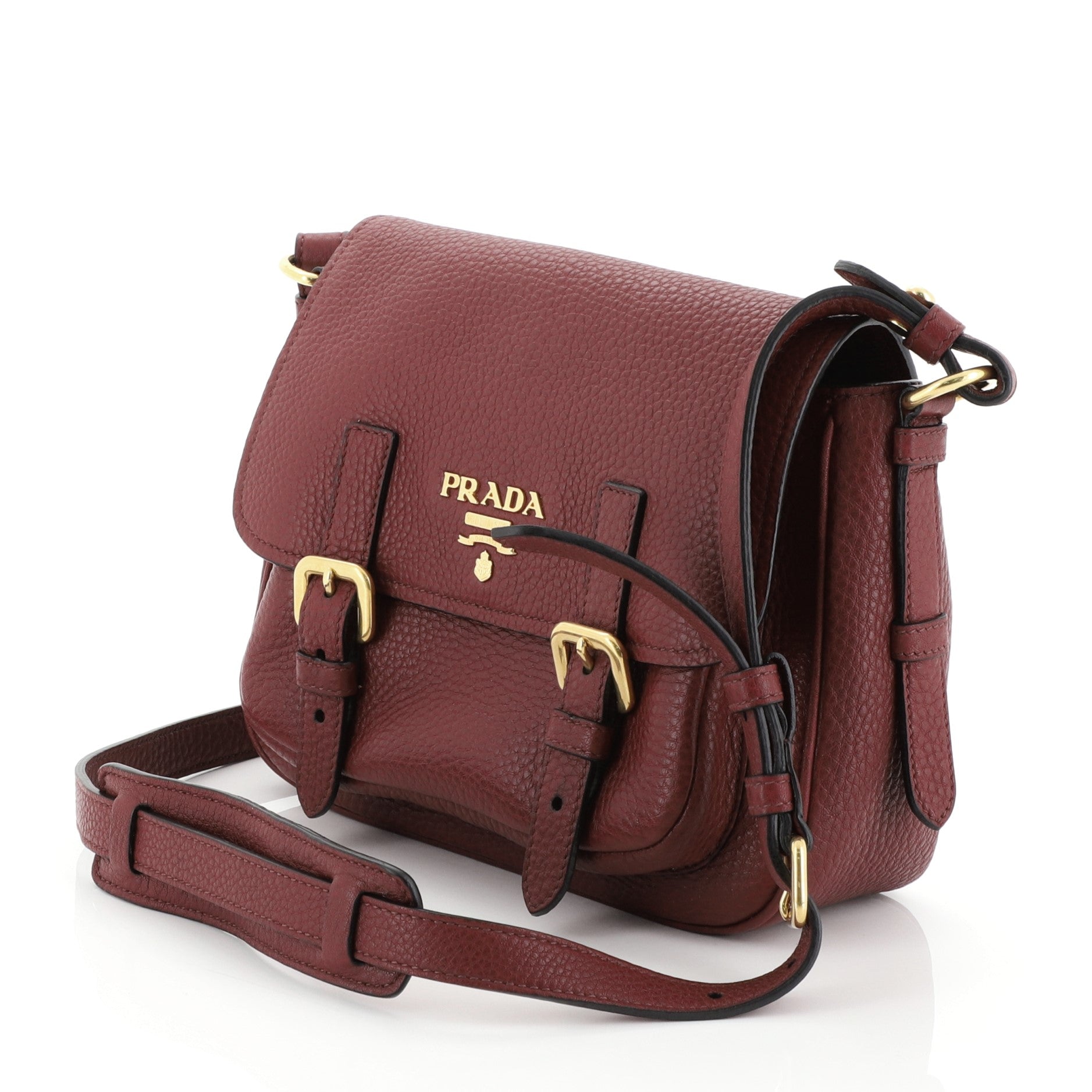 Buckle Messenger Bag Vitello Daino Mini