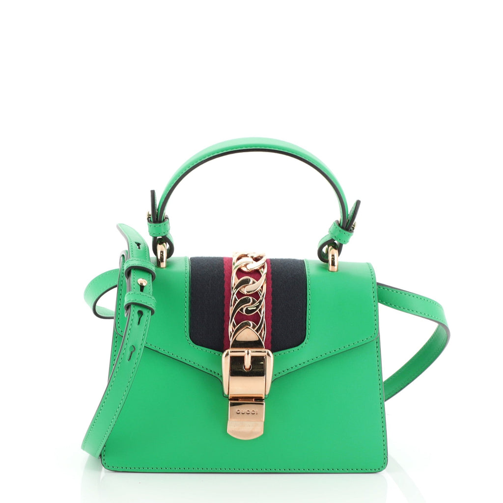 Sylvie Top Handle Bag Leather Mini