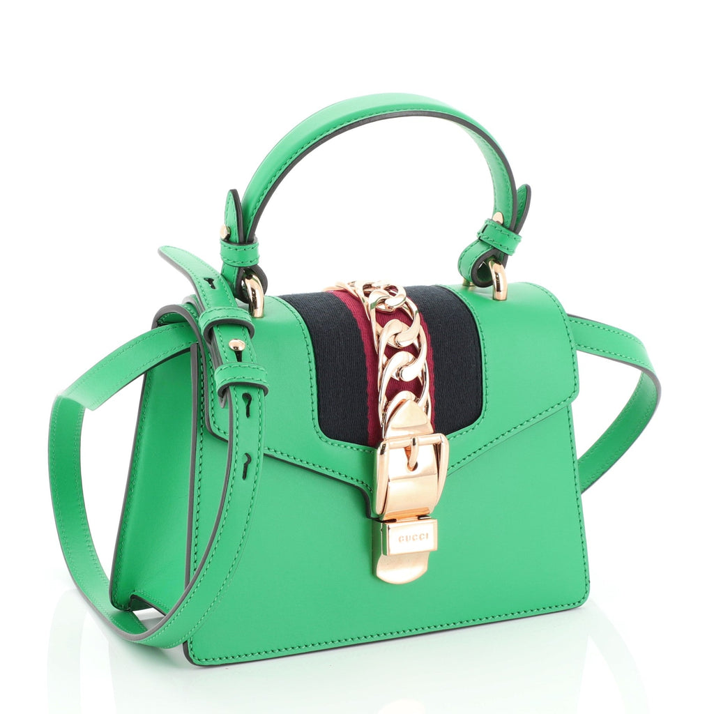Sylvie Top Handle Bag Leather Mini