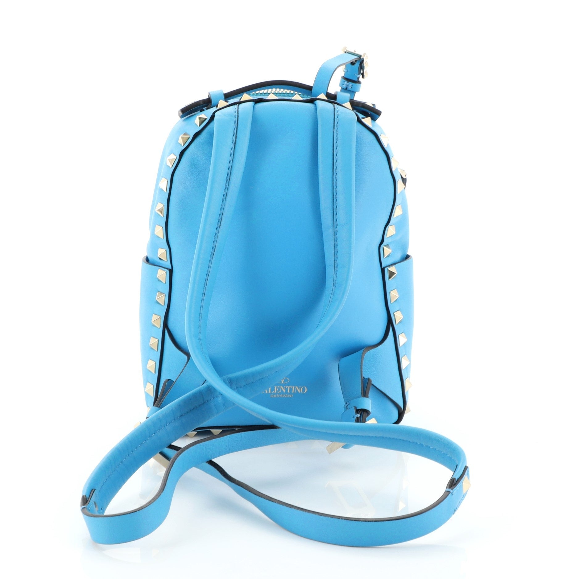 Rockstud Backpack Leather Mini