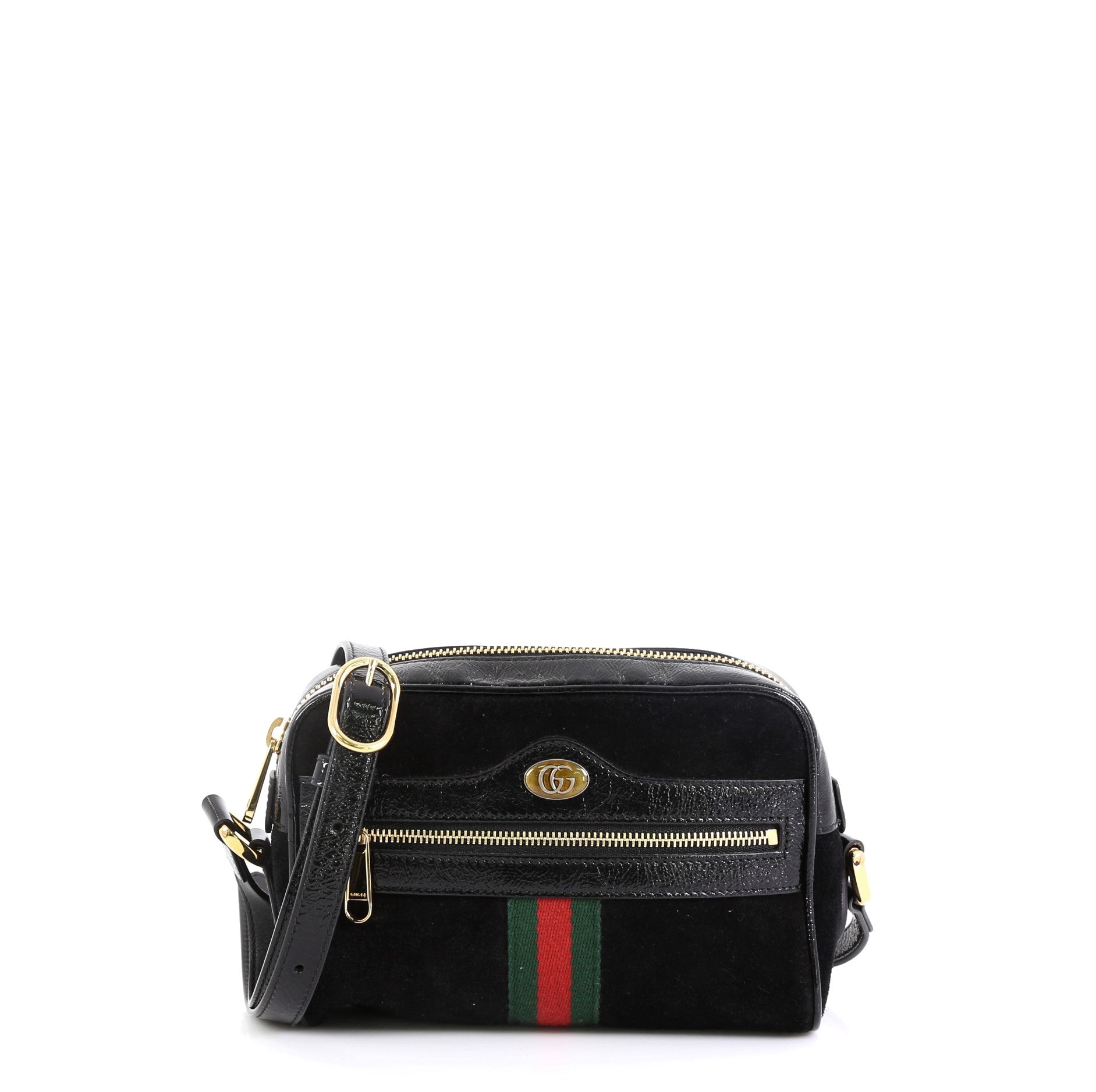 Ophidia Shoulder Bag Suede Mini